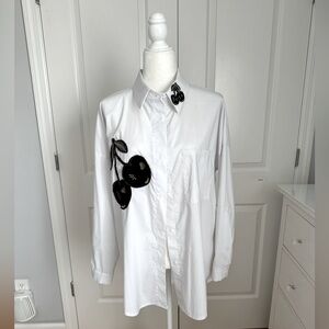 Manilla Oversize Cherry Shirt